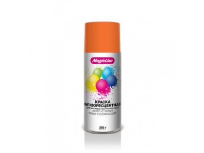 Краска оранжевая флюорисцентная (265г), 1050 MagicLine