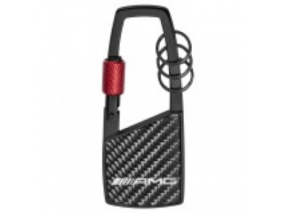 Брелок Mercedes-Benz Key Ring, AMG, Snap Hook, Black / Red от Mercedes Брелок Mercedes-Benz Key Ring, AMG, Snap Hook, Black / Red